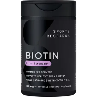 Sports Research Biotin 5000mcg